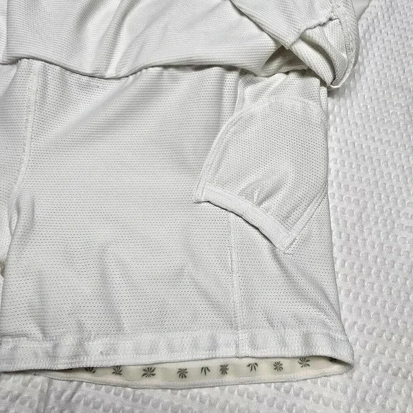 ATHLETA S Women's Ace Mesh Tennis Skort Small Bright White Pickleball Golf Skirt - Picture 7 of 10